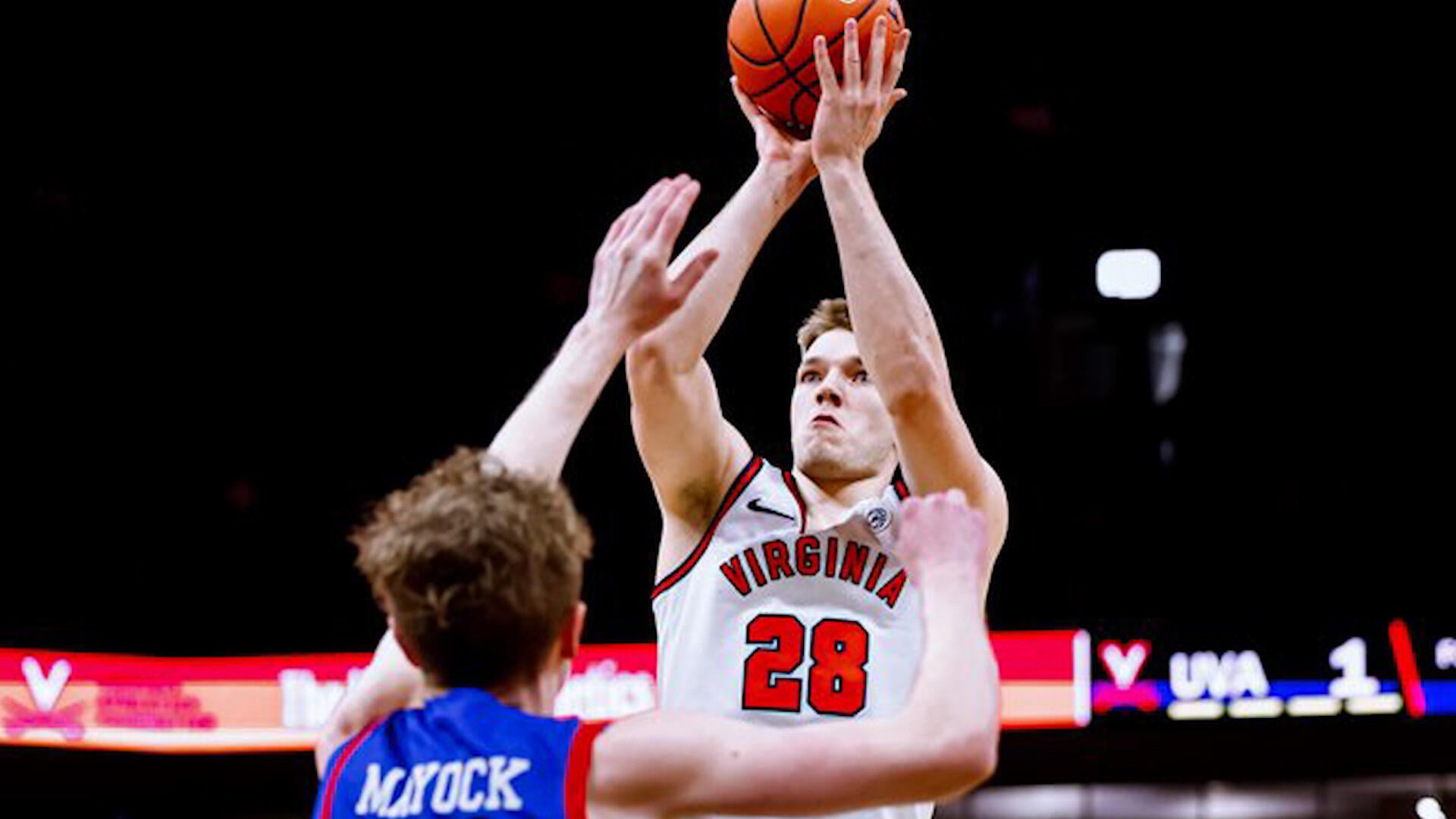 NCAAM Highlights: American University at No. 21 Virginia (12/22)