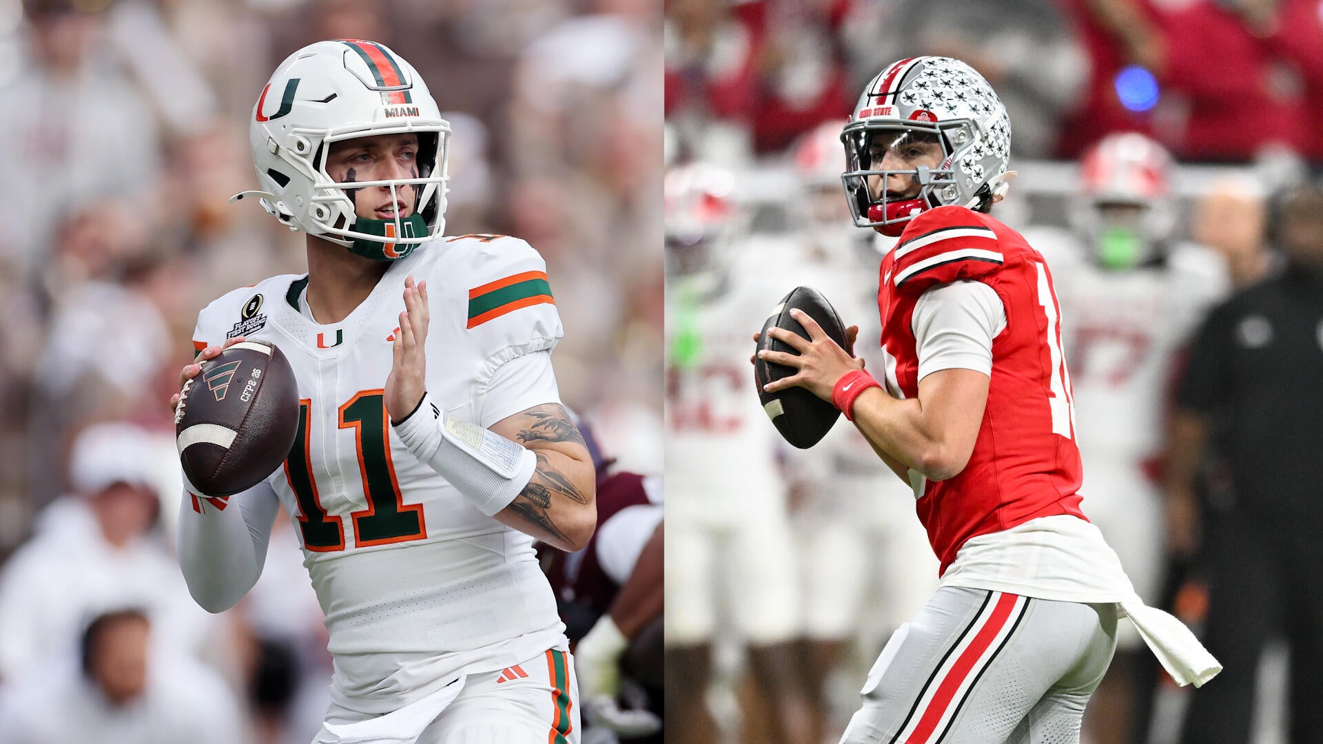CFP QB Matchup Between Miami And Ohio State