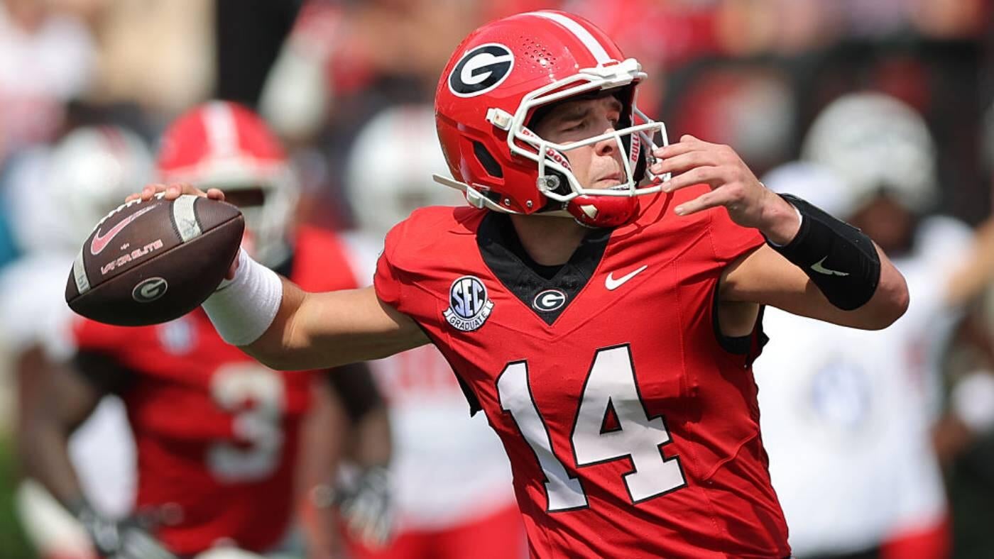 Georgia doubled down on Gunner Stockton after last year's CFP quarterfinal, now he's ready to kick in the door