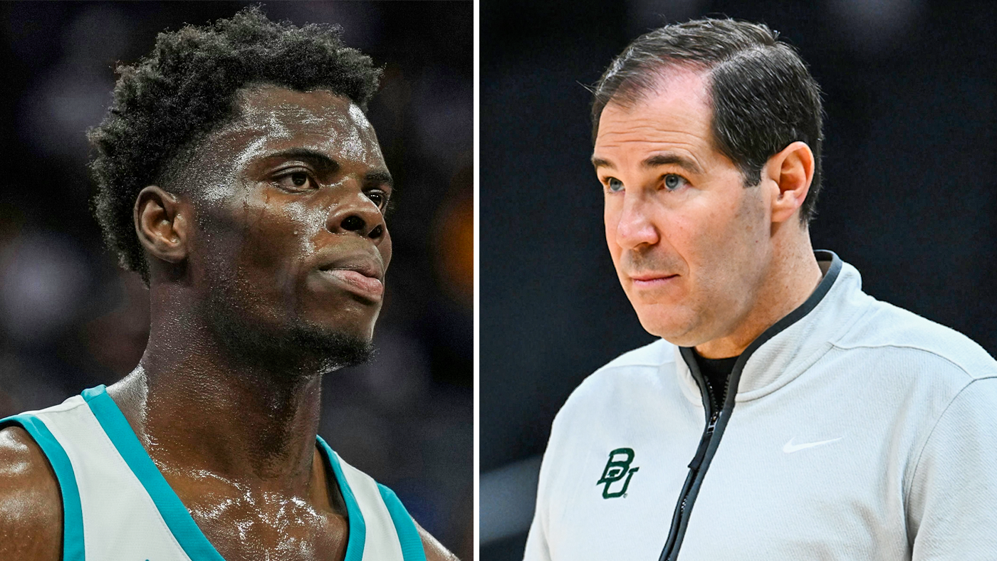 Scott Drew explains why James Nnaji will play for Baylor after being selected in NBA Draft