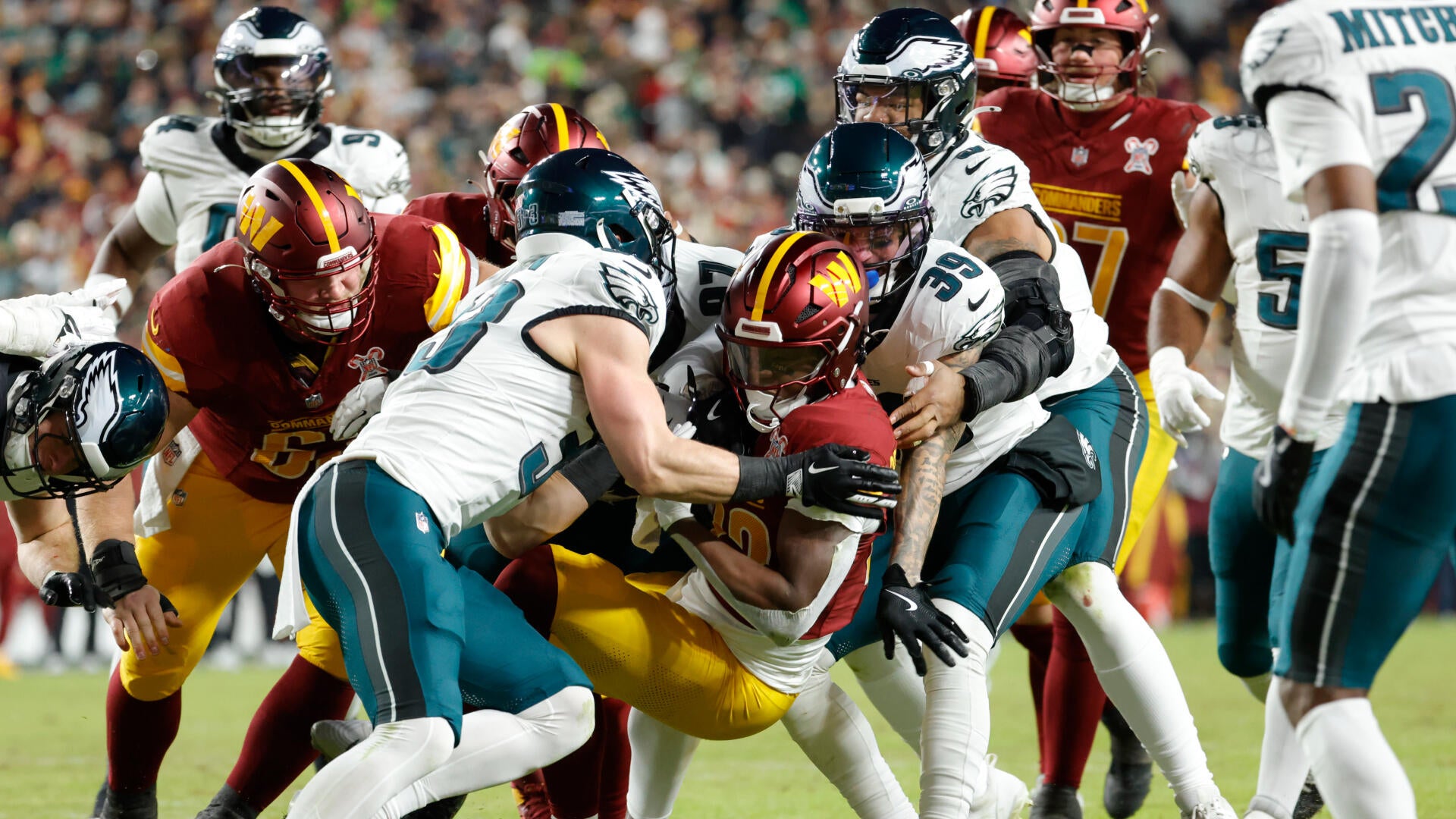 Commanders vs. Eagles: Where to watch NFL Week 18, odds, score prediction, sportsbook promos, SGP picks