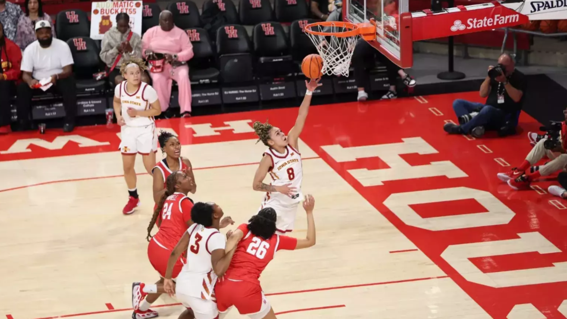 NCAAW Highlights: No. 10 Iowa State at Houston (12/31)