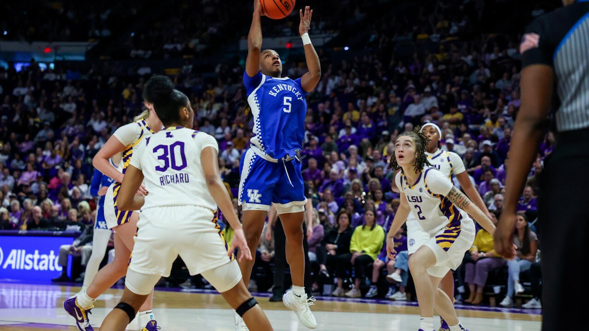 NCAAW Highlights: No. 11 Kentucky at No. 5 LSU (1/1)