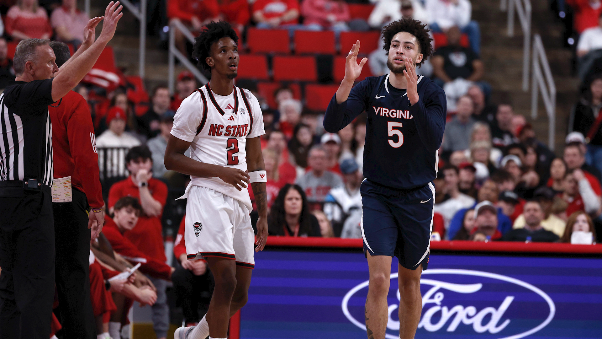NCAAM Highlights: No. 21 Virginia at NC State (1/3)