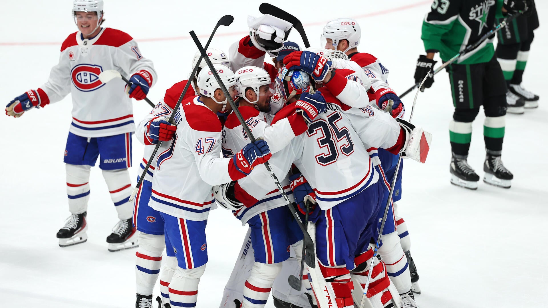 Highlights: Canadiens at Stars (1/4)