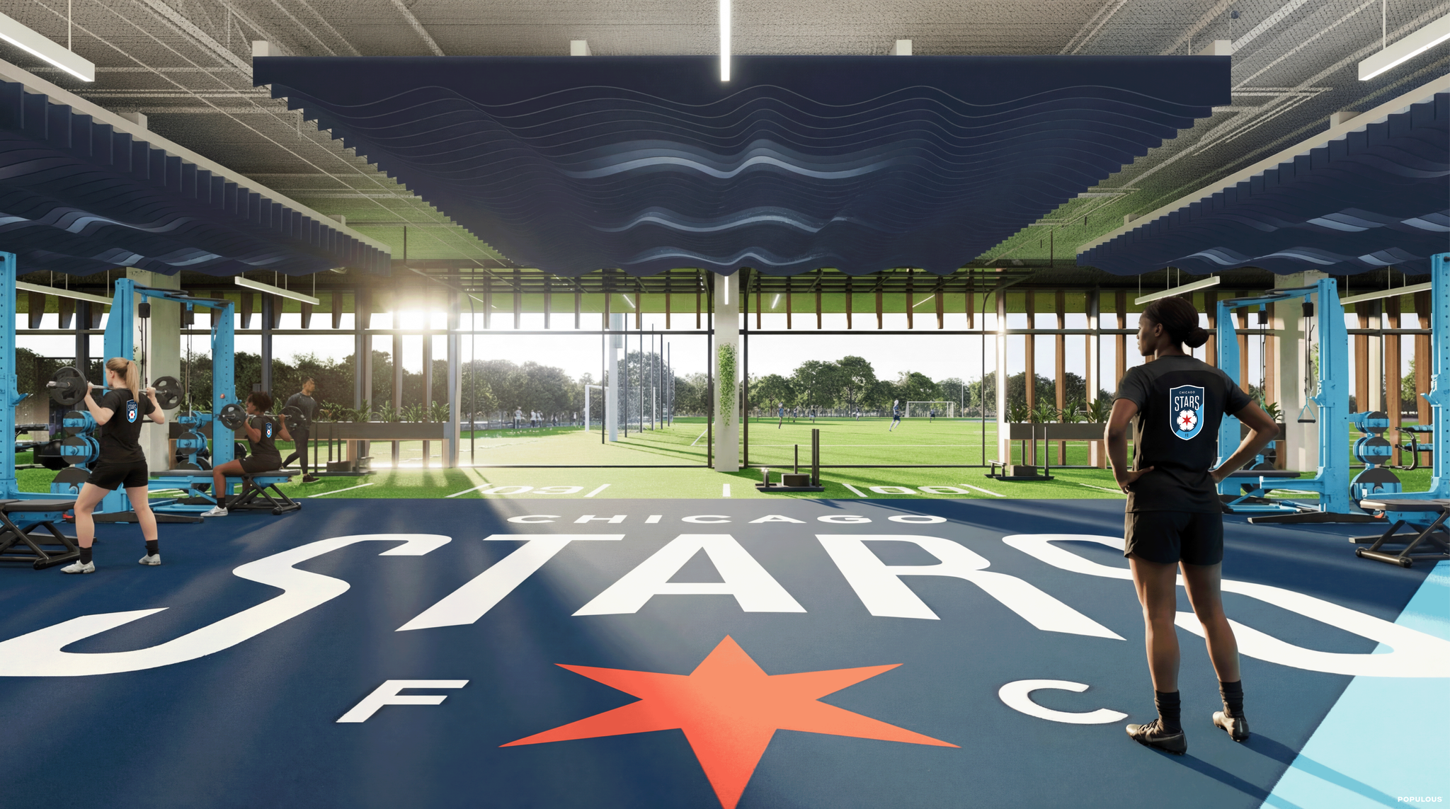 시카고 스타스 FC, 선수 중심의 새로운 클럽 훈련 시설 2027년 완공 예정 발표.