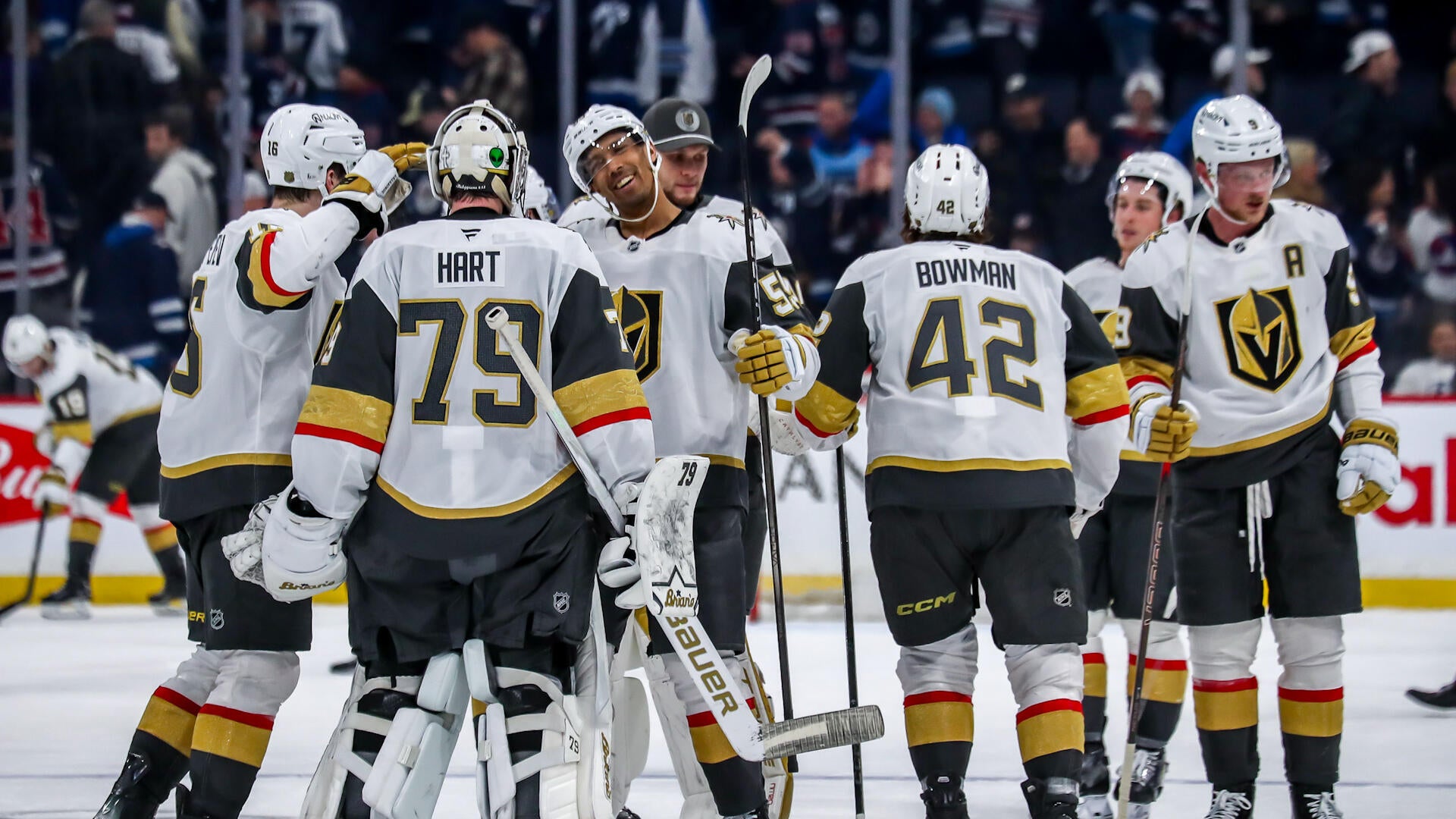 Highlights: Golden Knights at Jets (1/6)