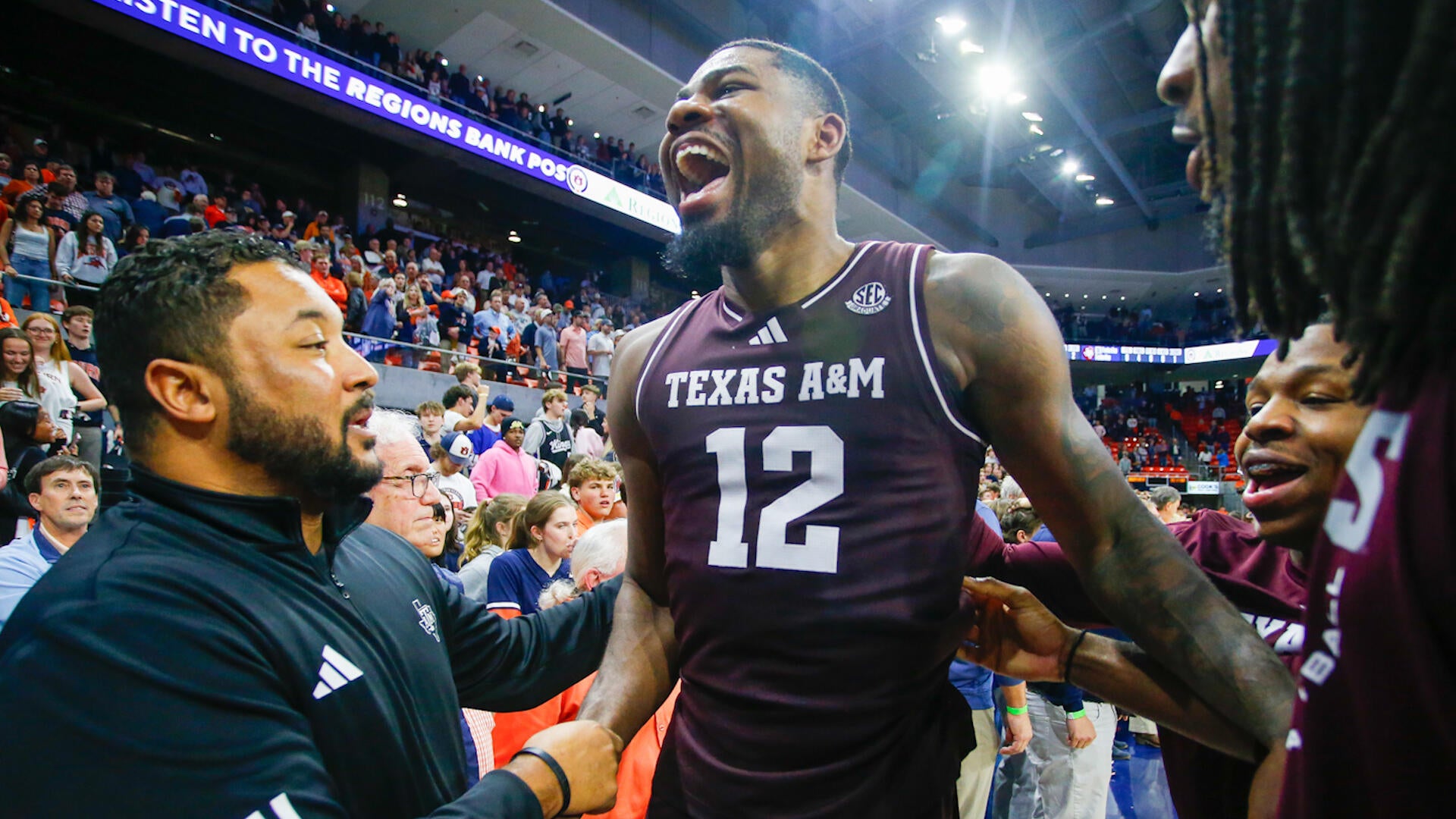 NCAAM Highlights: Texas A&M at Auburn (1/6)