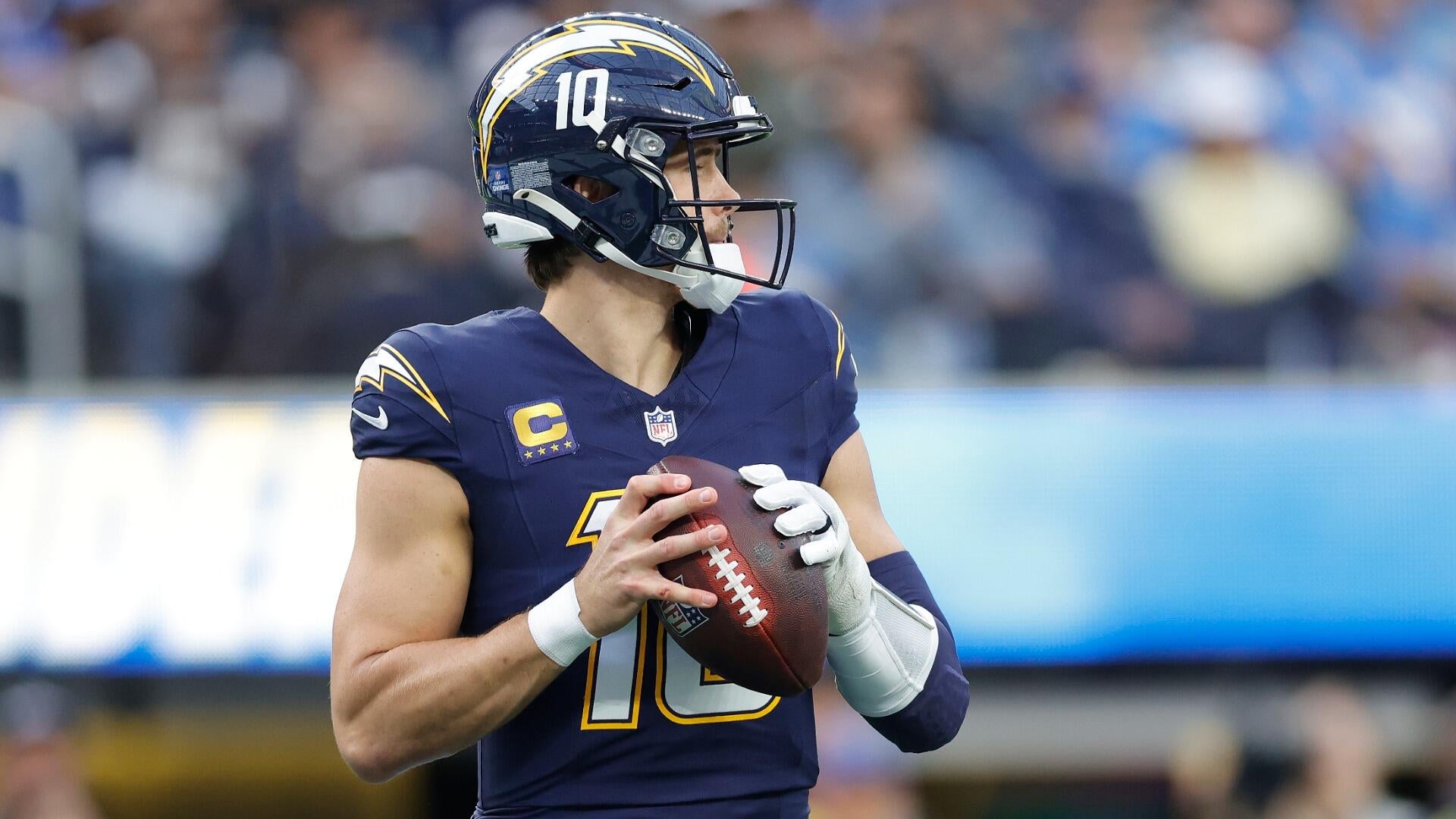 Playoff QBs Under Most Pressure: Justin Herbert