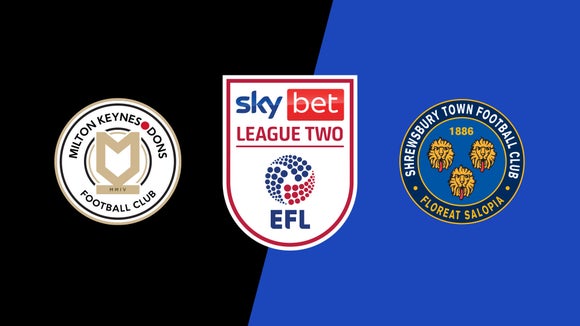 Milton Keynes Dons vs. Shrewsbury Town