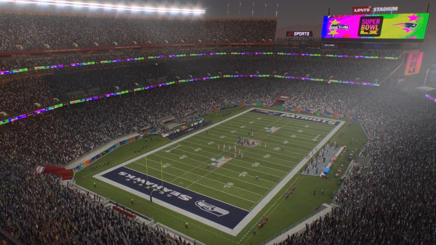 Madden NFL 26 Super Bowl 2026 simulation: Seahawks and Patriots are in for another instant classic