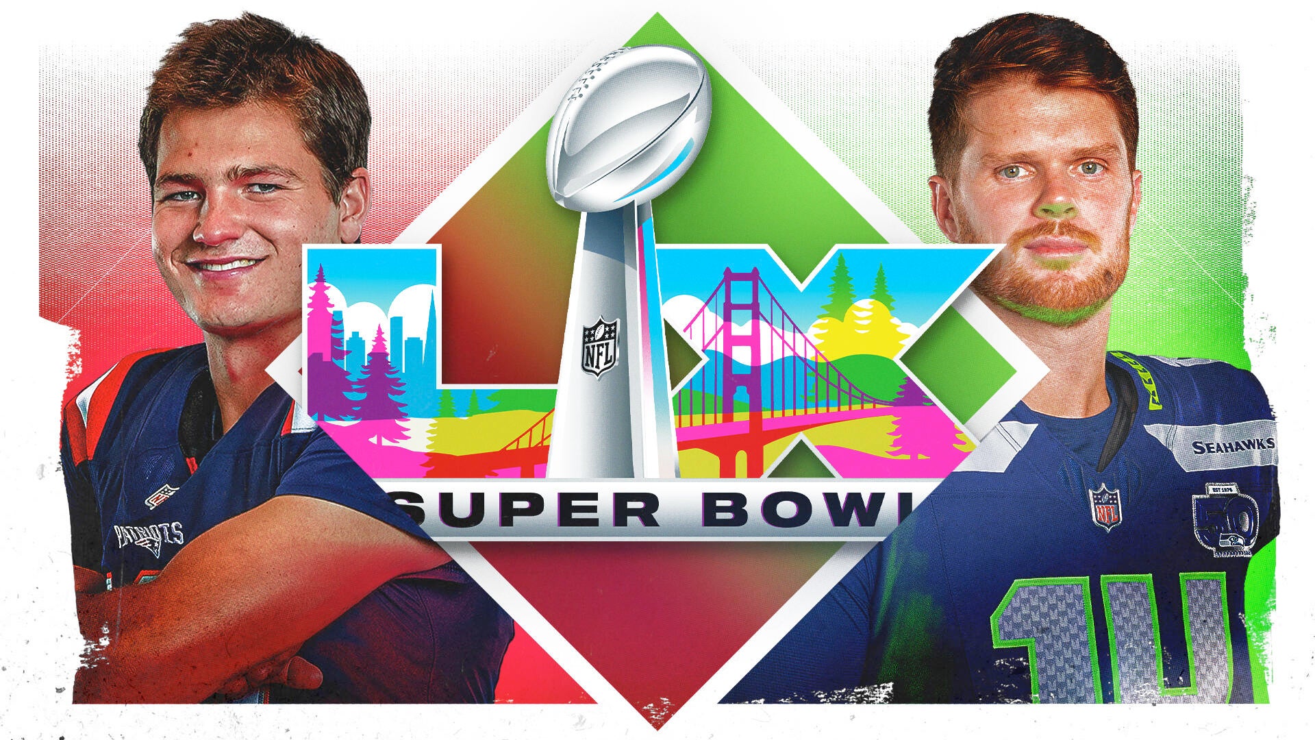 Super Bowl QB tale of the tape: Who has the edge between Drake Maye and Sam Darnold?