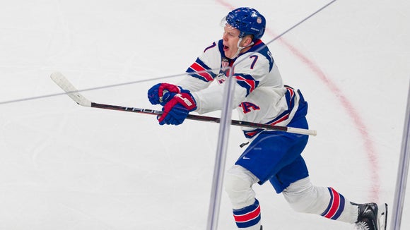 Olympic Men's Hockey Highlights: USA vs Latvia