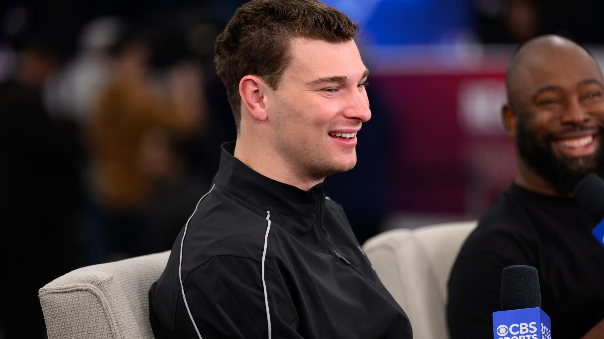 Fernando Mendoza explains what he wants to learn most from Tom Brady if he's drafted No. 1 by the Raiders