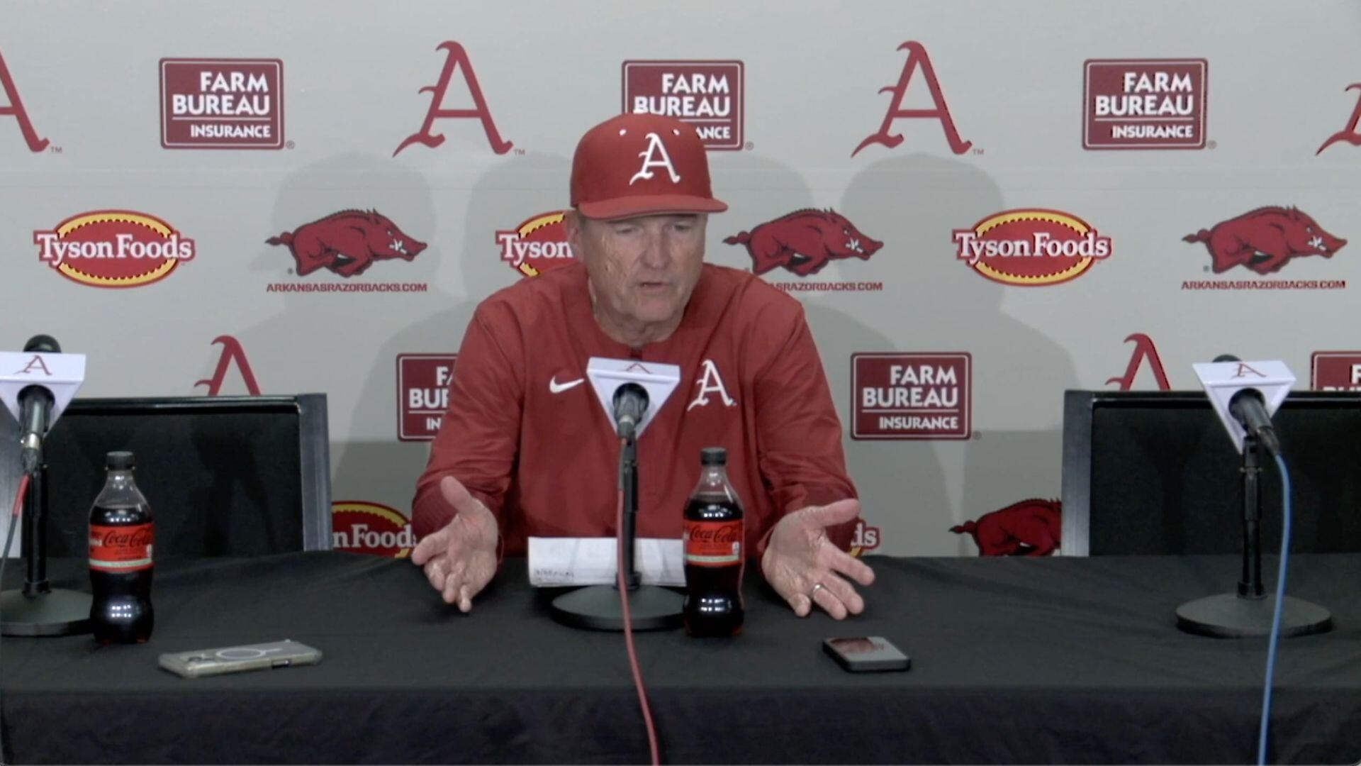 Arkansas Dave R Arkansas' Dave Van Horn on win over UT Arlington Stream of General ...