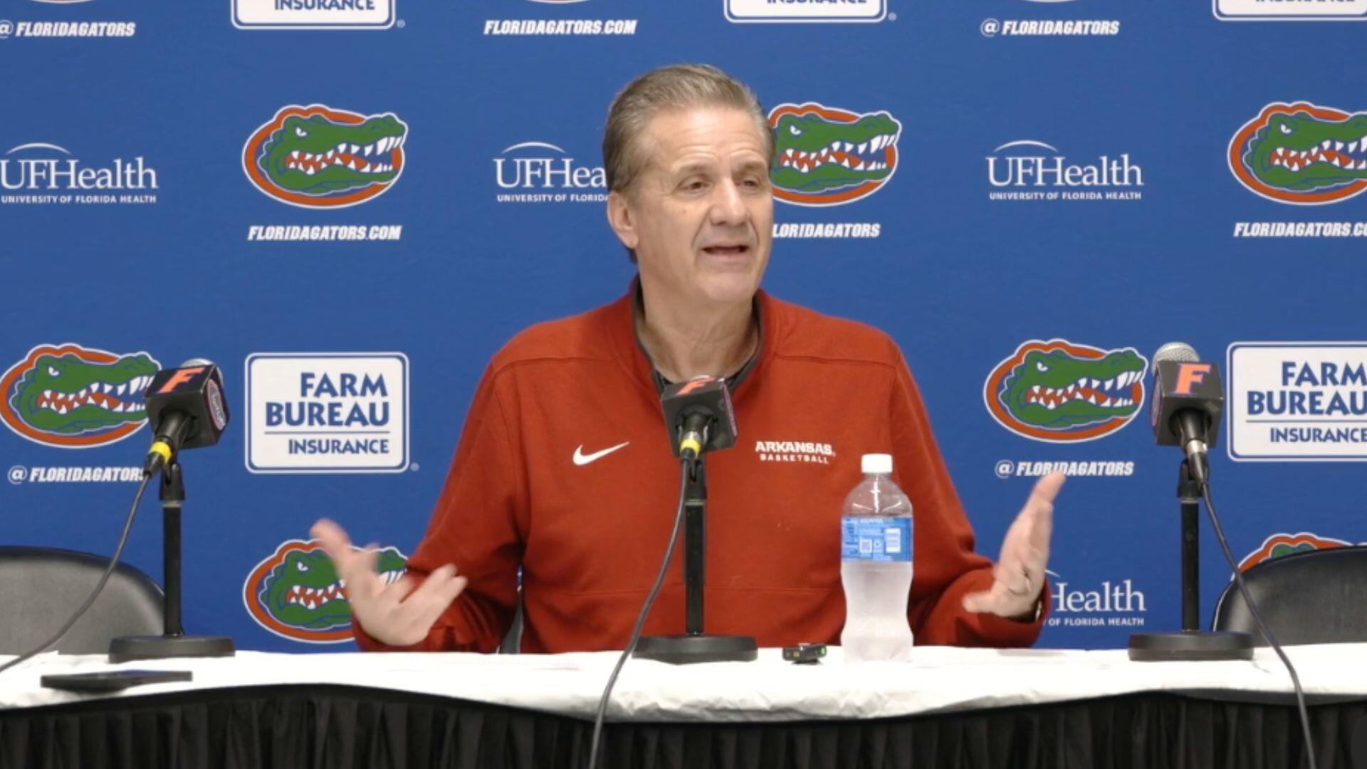 Arkansas' John Calipari recaps loss to Florida