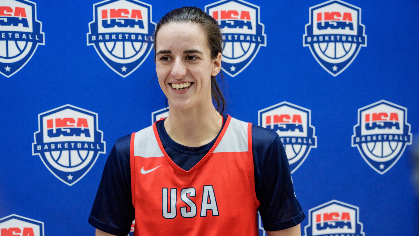 Caitlin Clark records double-double in 20 minutes in her Team USA debut at FIBA Women's World Cup qualifiers