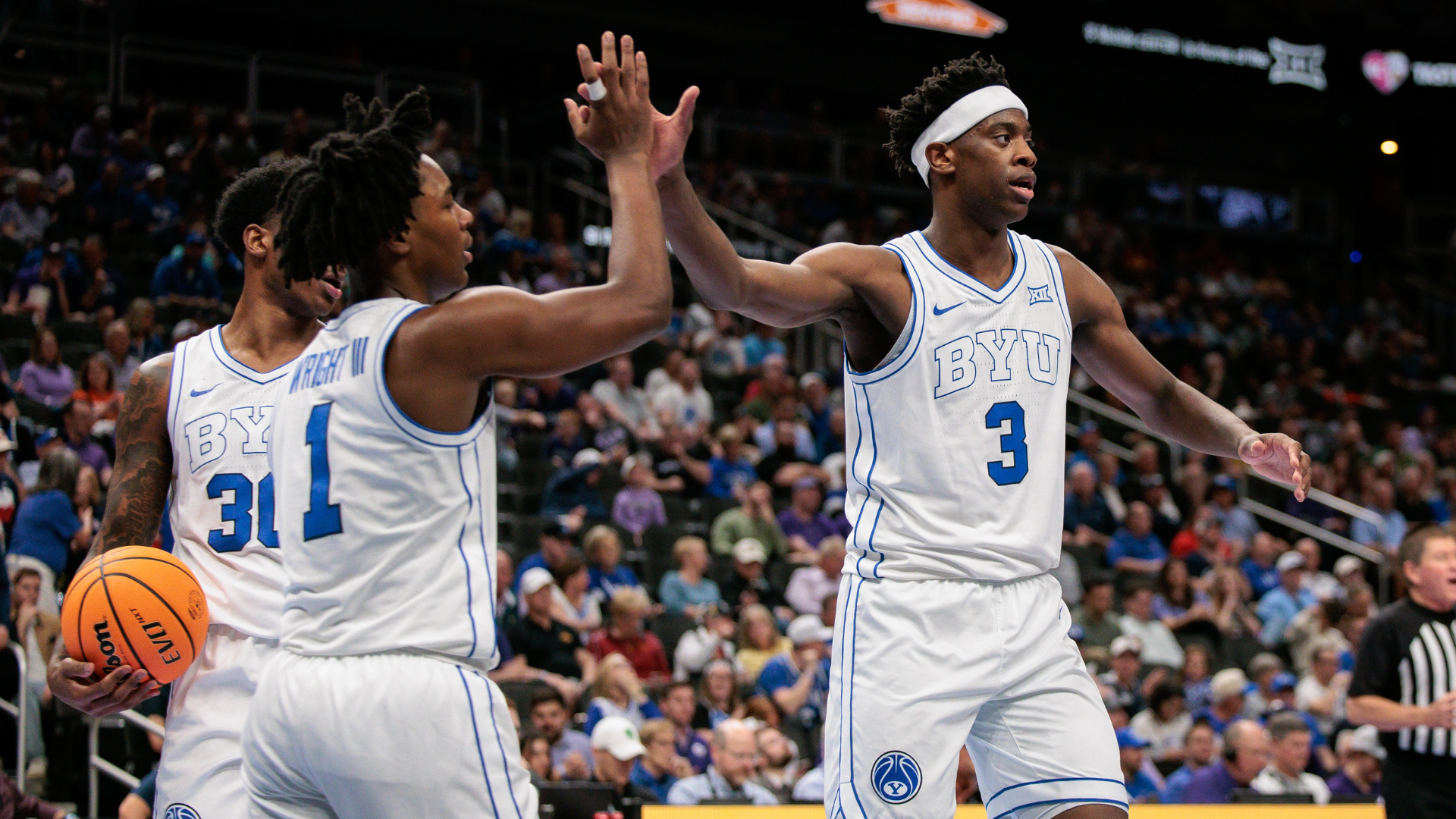 BYU, freshman star AJ Dybantsa set scoring records in Big 12 Tournament opener win over Kansas State