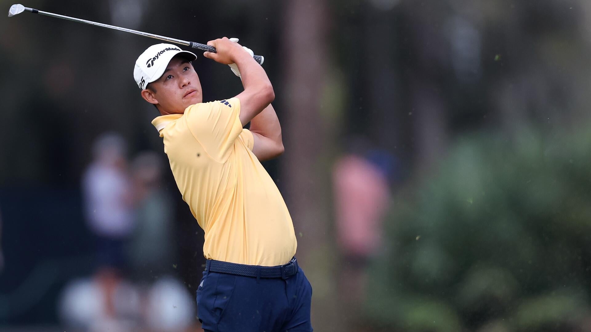 Collin Morikawa withdraws from 2026 Players Championship after injuring his back on a practice swing