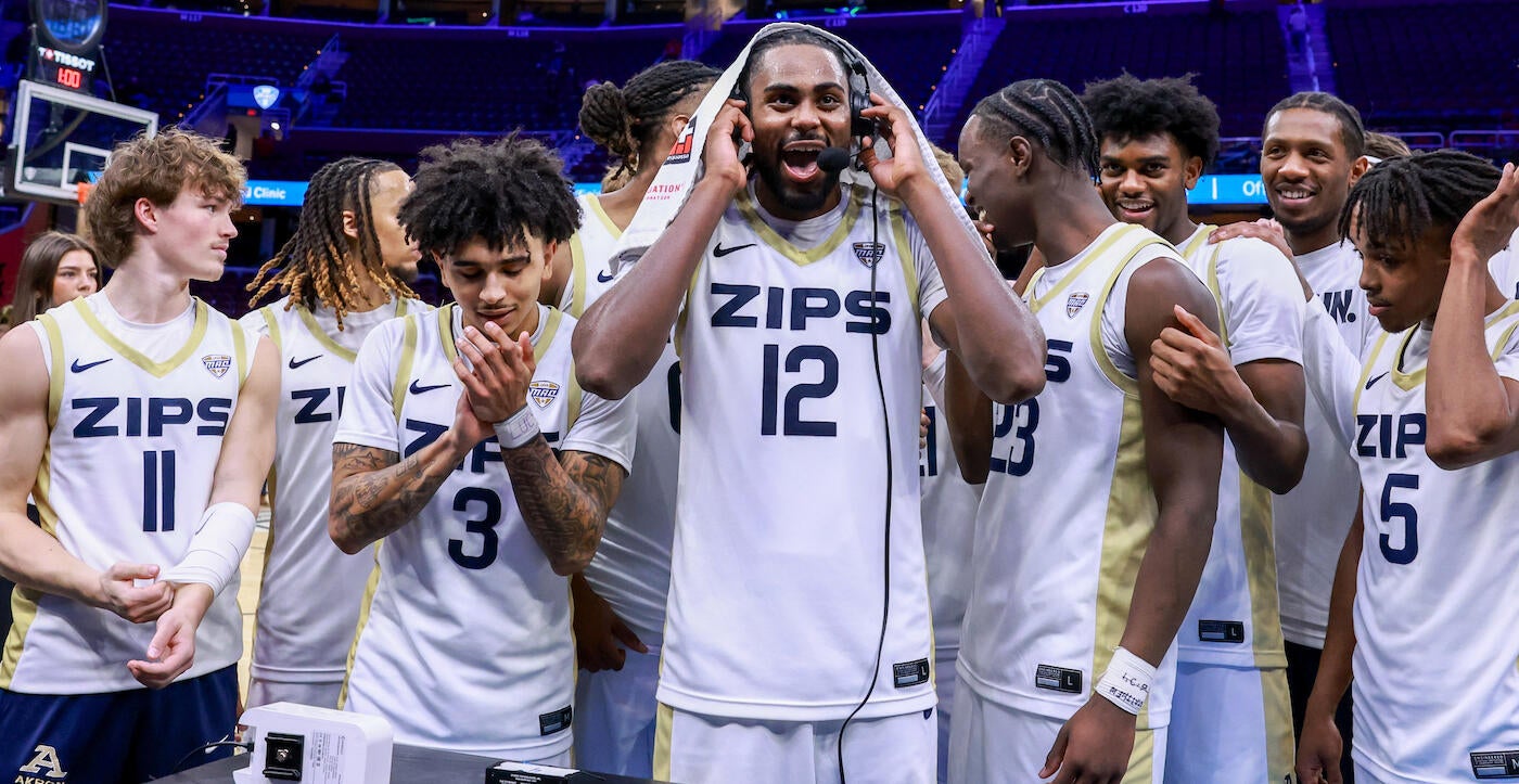 COLLEGE BASKETBALL: MAR 13 MAC Tournament Kent State vs Akron