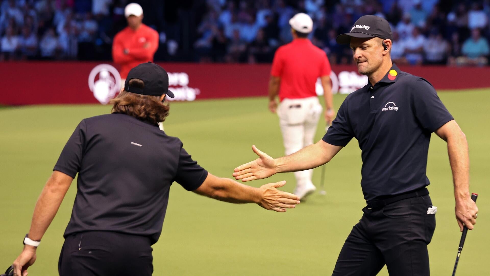 Los Angeles Golf Club battles back, takes 1-0 lead over Jupiter Links in TGL Finals