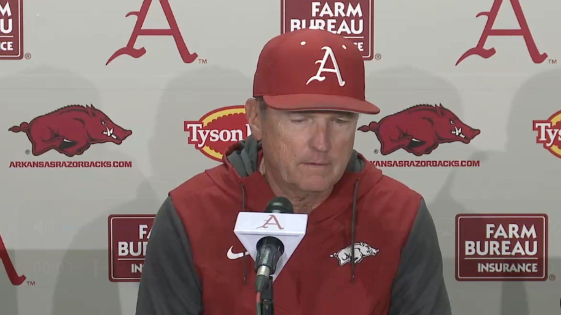 Arkansas Dave R Arkansas' Dave Van Horn recaps win over Central Arkansas Stream of ...