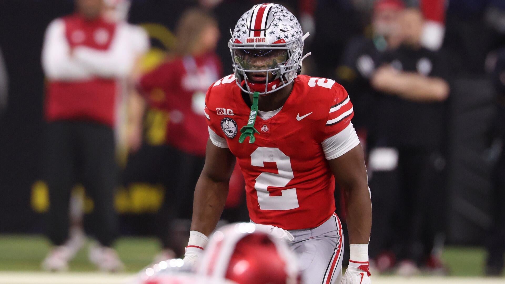 Caleb Downs Smooth In DB Drills