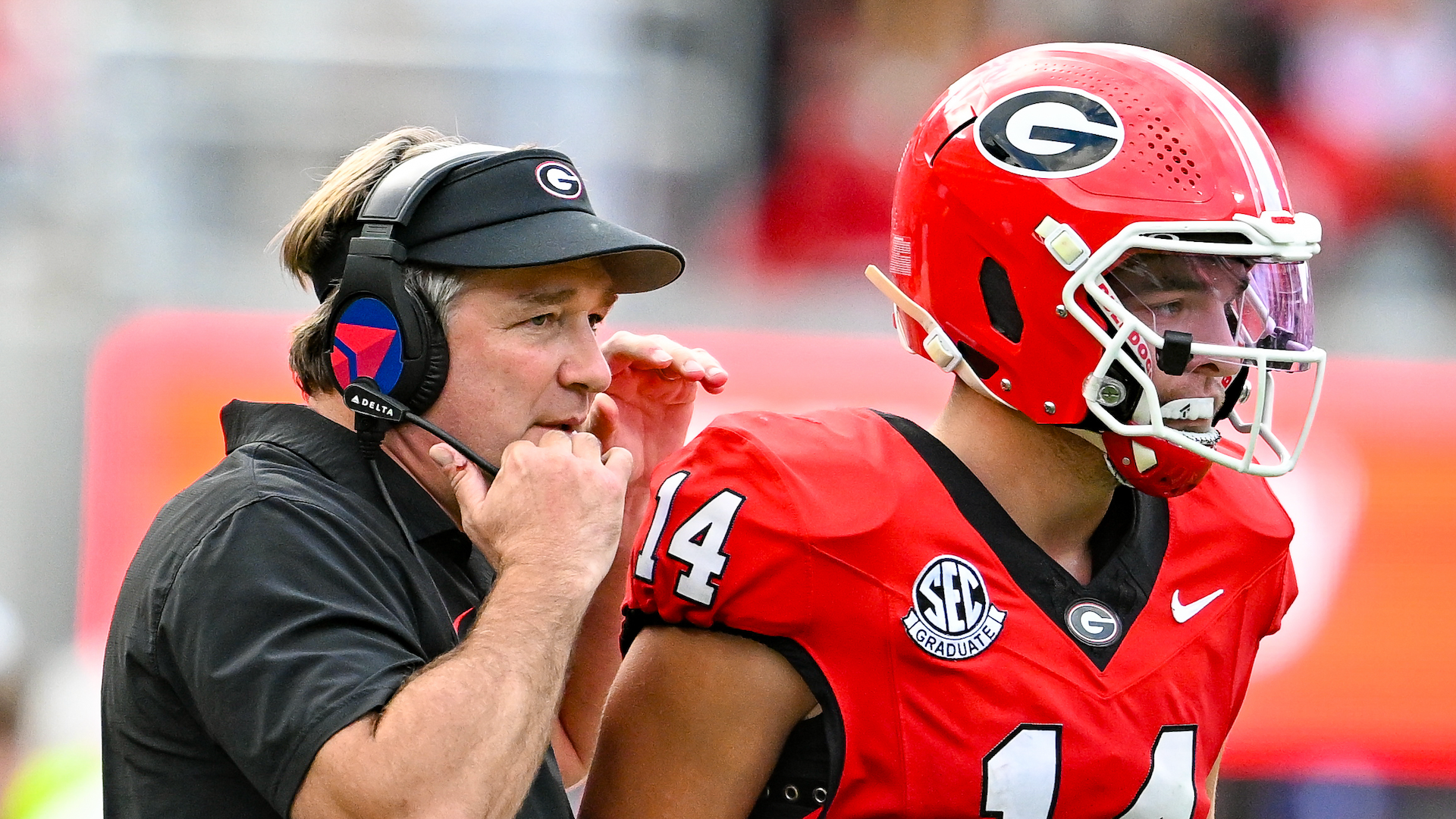 Georgia coach Kirby Smart says Gunner Stockton is ‘great’ after offseason knee injury, lauds team’s QB depth
