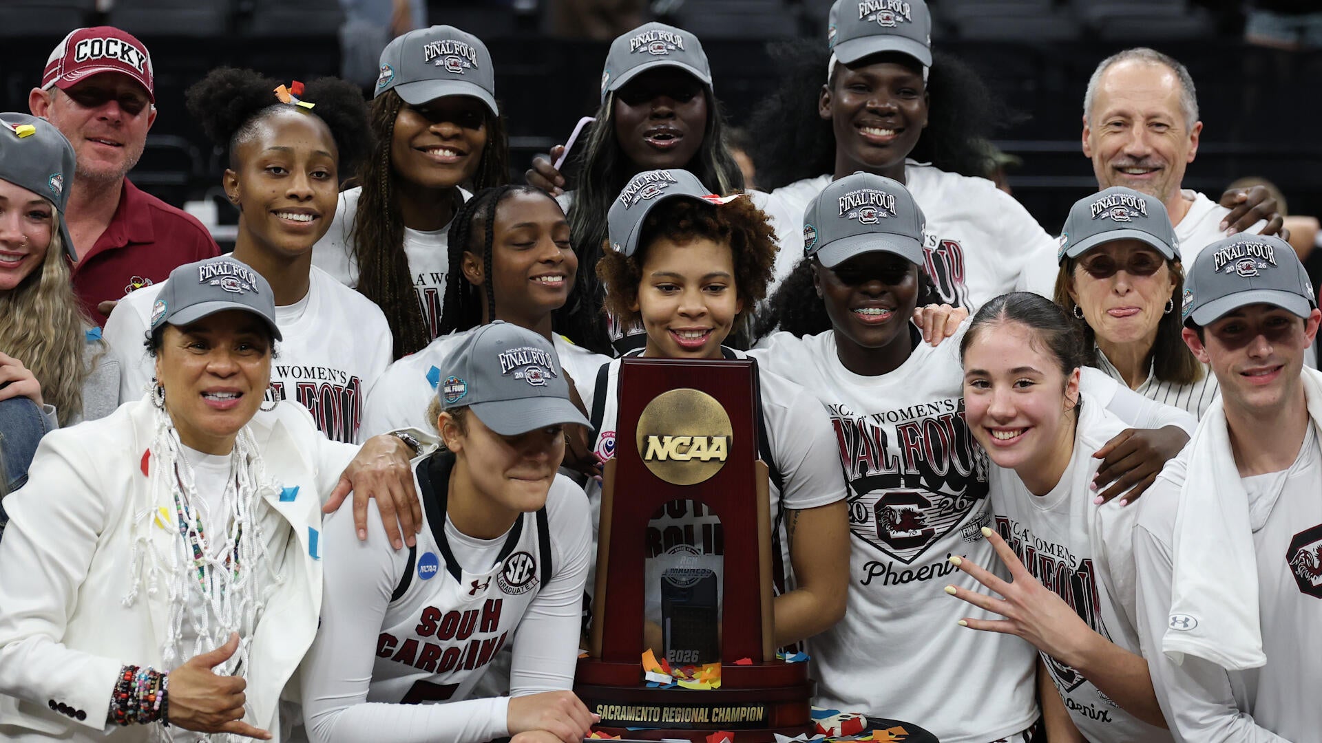 NCAAW Elite 8 Highlights: 3 TCU vs. 1 South Carolina