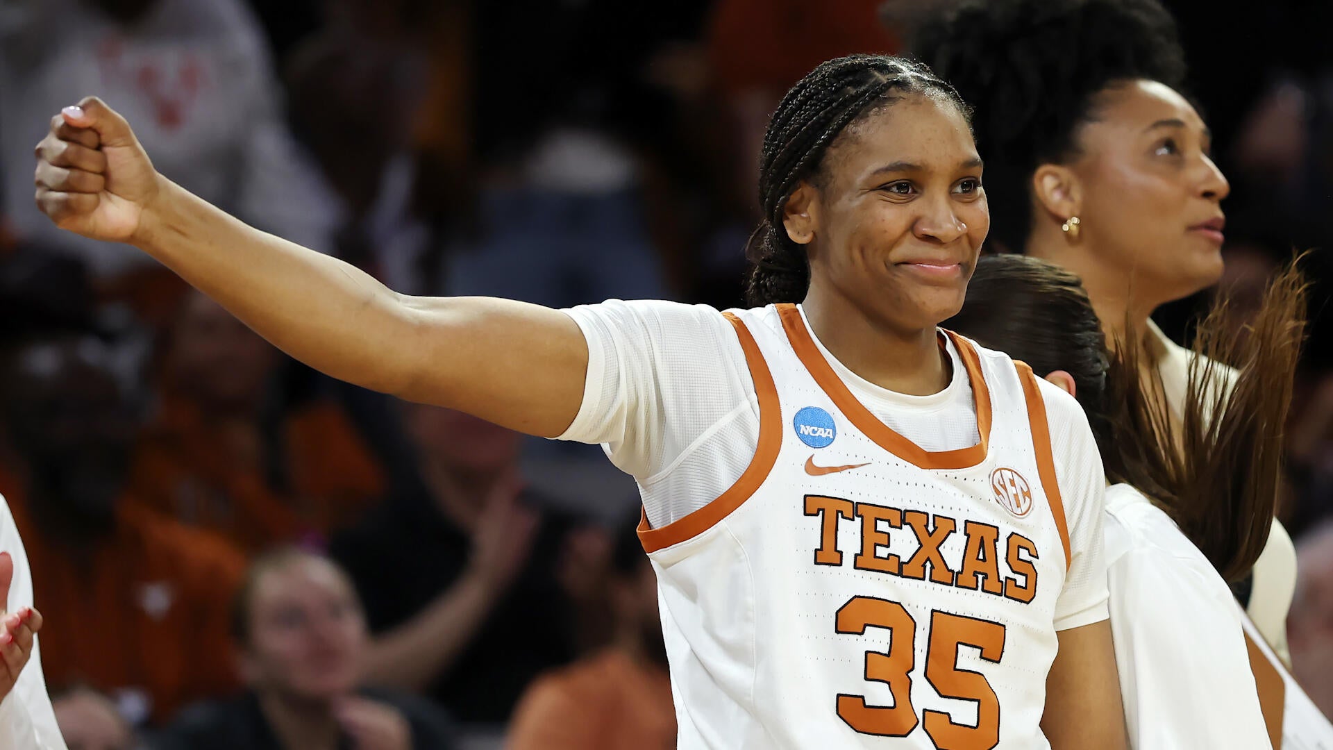 Madison Booker 19 Point Performance Carries Texas To The Final Four