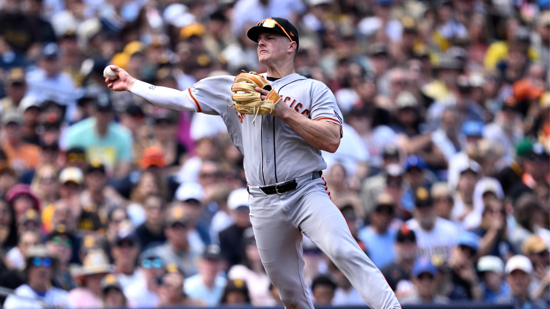 Frustration spills over for Giants as Matt Chapman appears to curse out Casey Schmitt after error