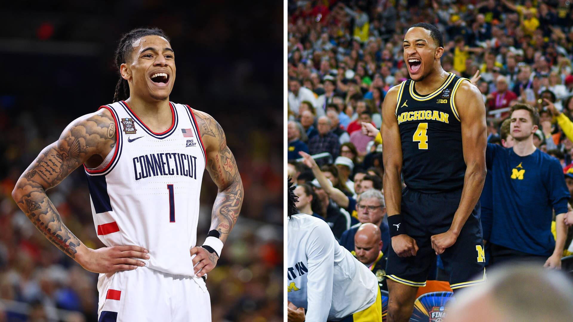 Michigan's unstoppable team meets UConn's immovable program in a heavyweight NCAA title bout for the ages