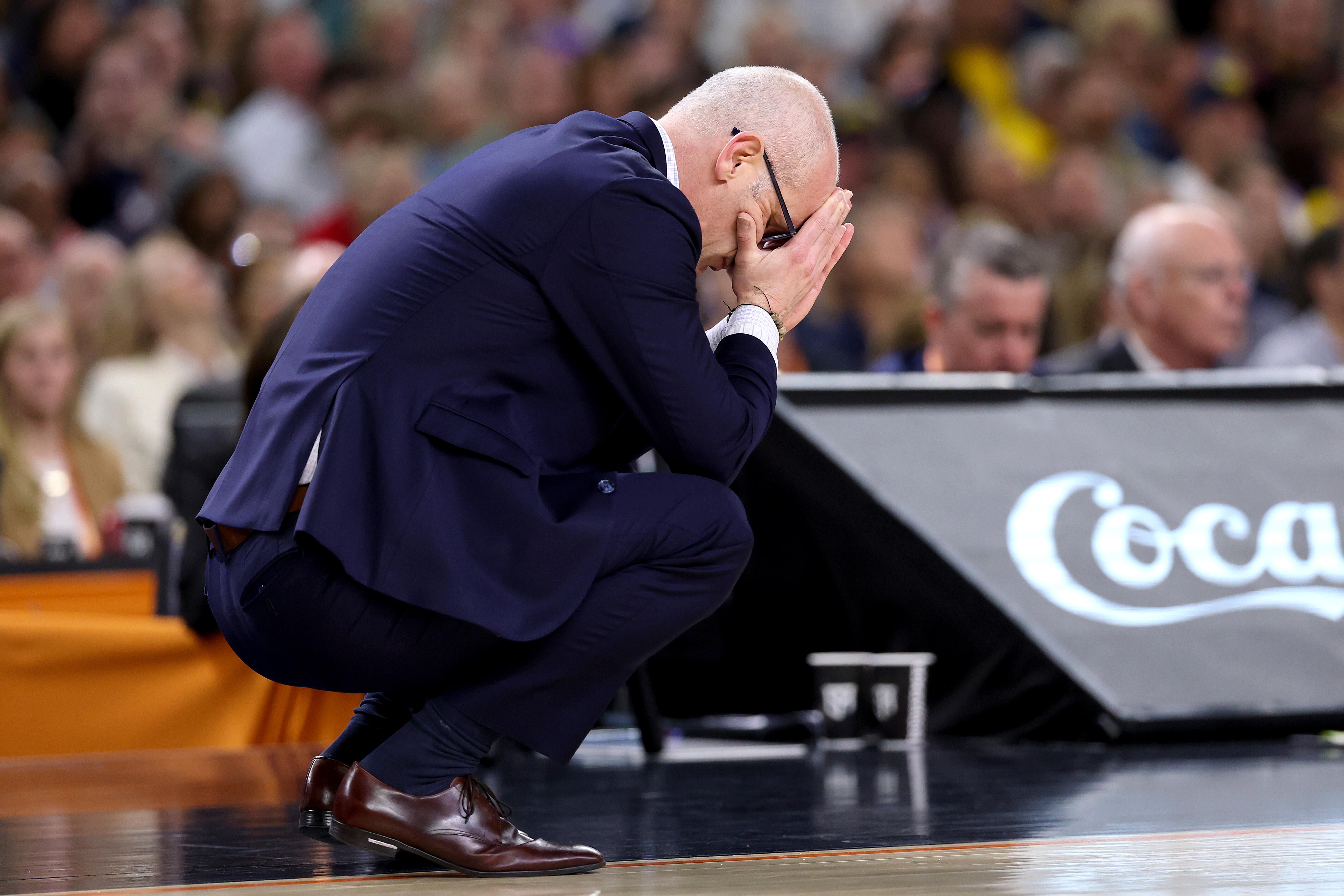 Why UConn coach Dan Hurley never fully unraveled during frustrating loss to Michigan in NCAA Tournament final