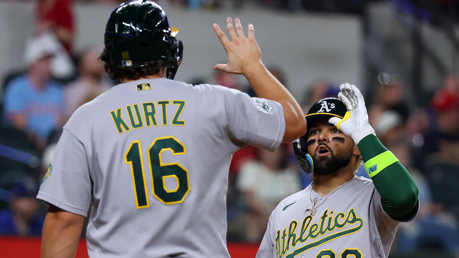 Highlights: Athletics at Rangers (4/24)