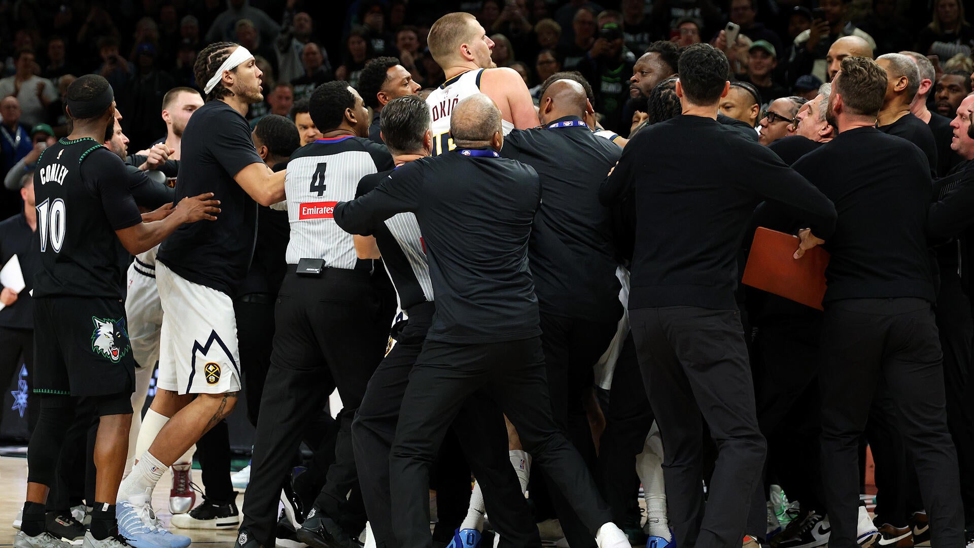 Jokic and Randle Ejected In Final Seconds of Game 4
