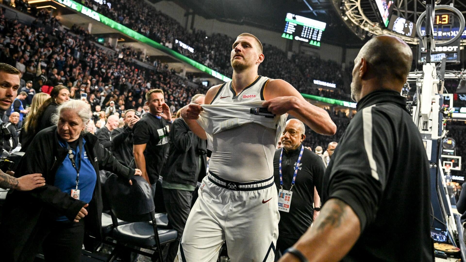 Nikola Jokic's Frustrations Boil Over In Confrontation With Jaden McDaniels