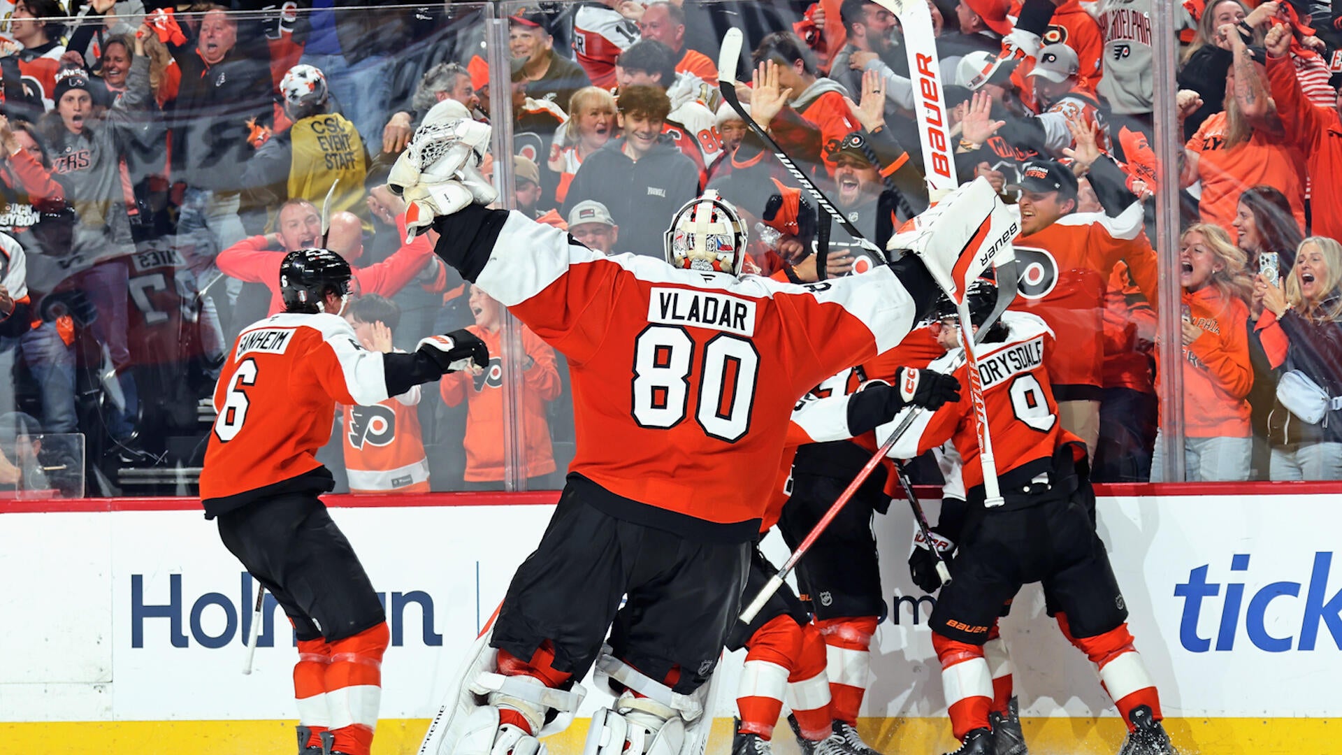 Highlights: York's OT winner sends Flyers to second round