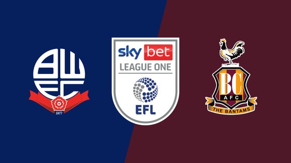 EFL League One - Bolton vs. Bradford City