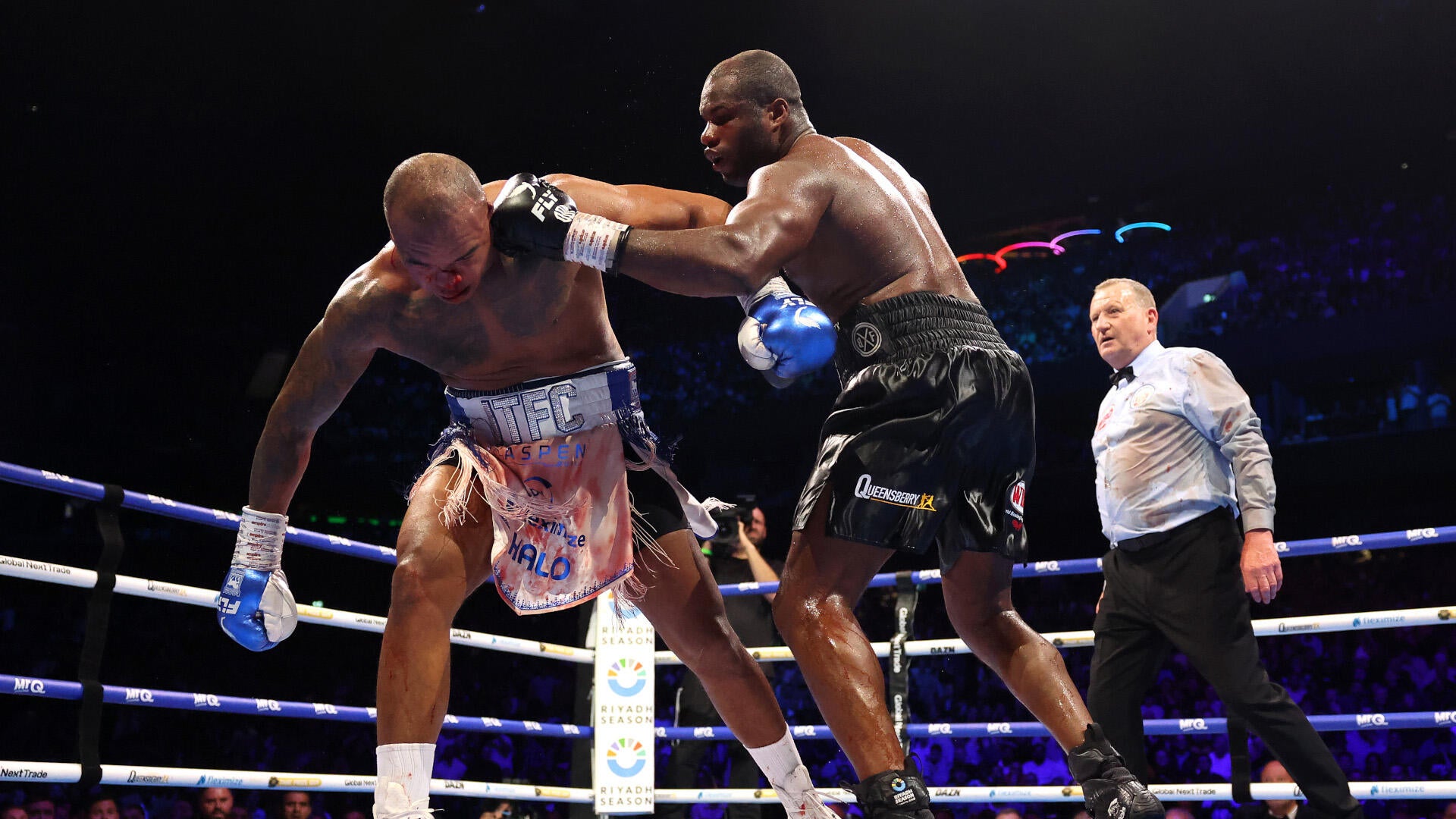 Daniel Dubois salta de la lona dos veces contra Fabio Wardley para capturar el&hellip;