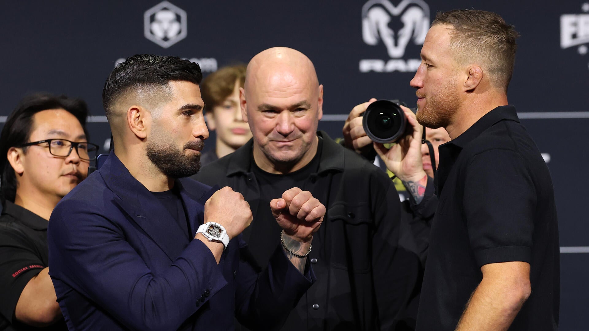 Ilia Topuria Fires Back at Justin Gaethje's Dad After 'Little Short Guy' Comment