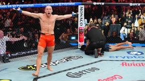 PADDY THE BADDY! There's no escape for Benoit Saint Denis when Paddy Pimblett locks him up