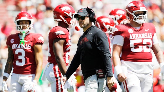 COLLEGE FOOTBALL: APR 25 Arkansas Spring Game