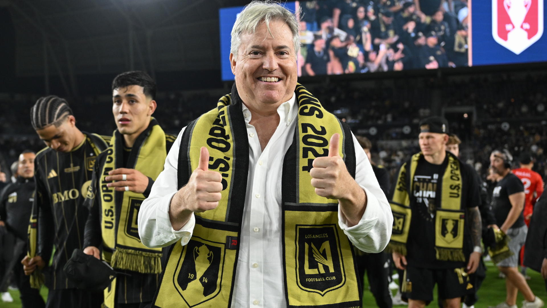 LAFC co-managing owner Larry Berg voted as next MLS commissioner