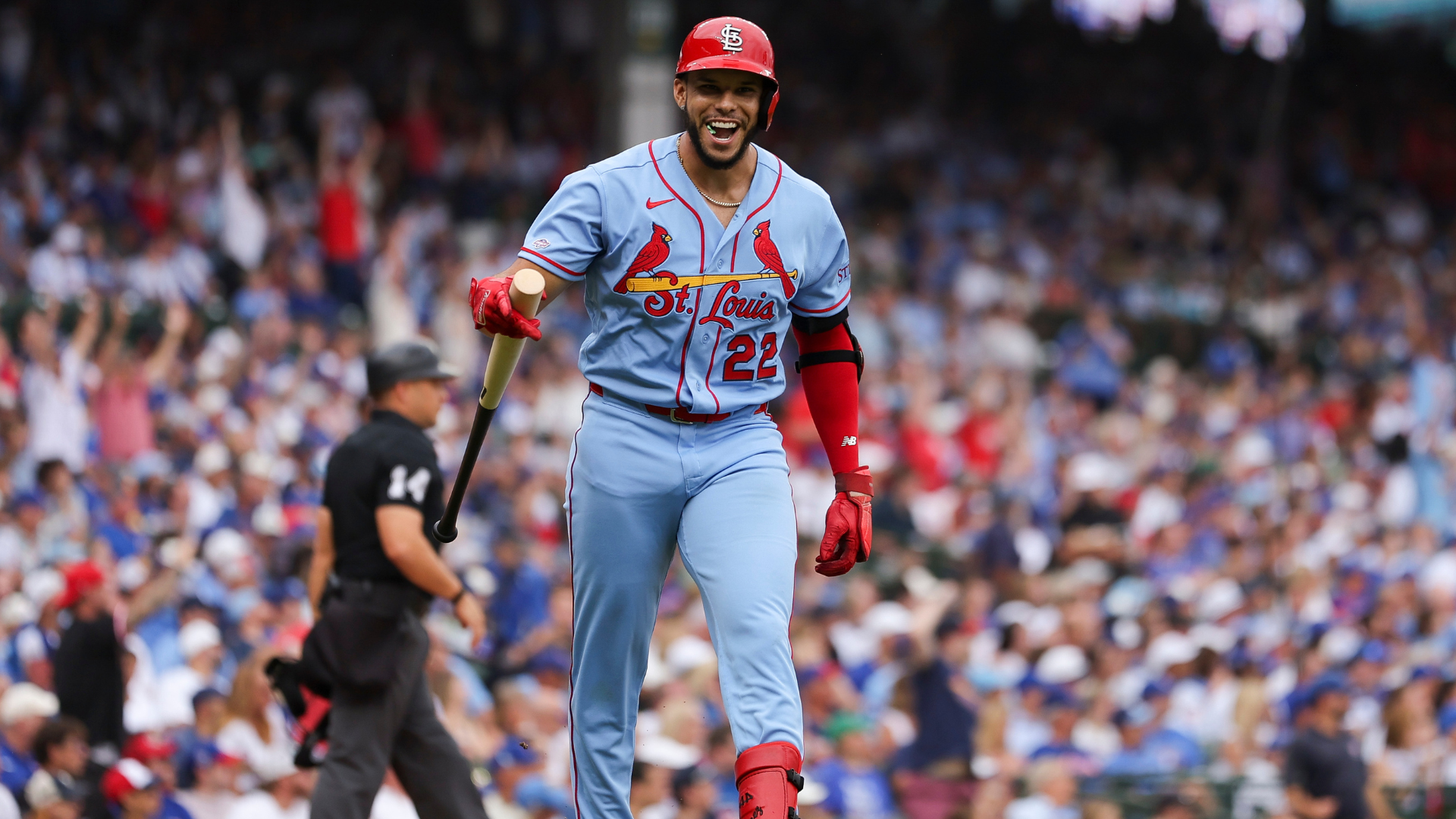 Cardinals rookie Joshua Báez makes MLB history by homering in first three big-league at-bats