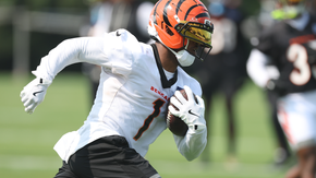 Ja'Marr Chase misses practice with hyperextended knee: 'They're being cautious'