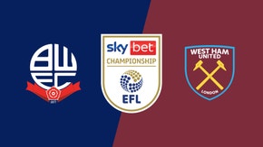 Bolton Wanderers vs West Ham United