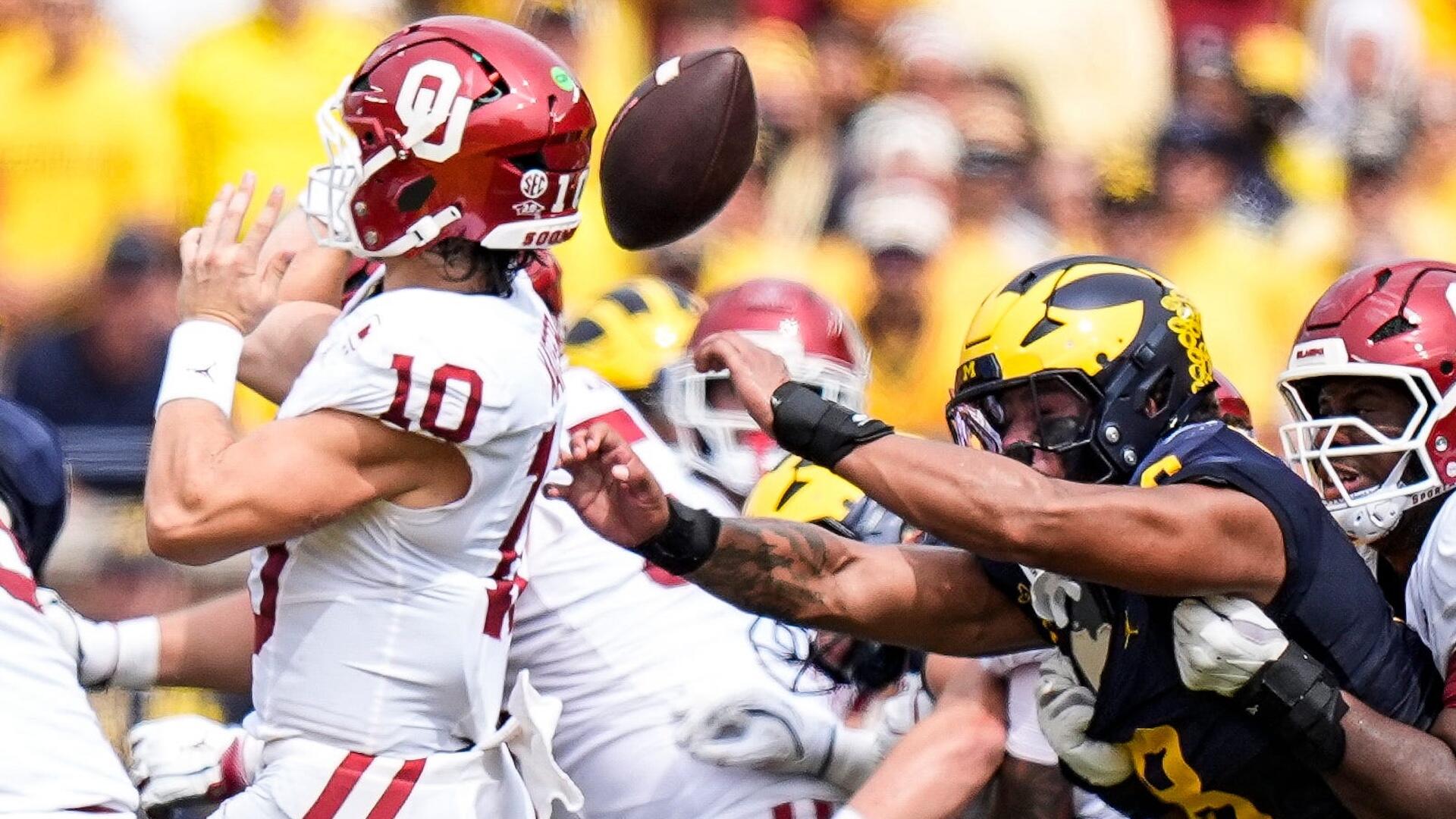 Oklahoma has a John Mateer problem: No. 11 Sooners' loss to Michigan raises bigger concerns