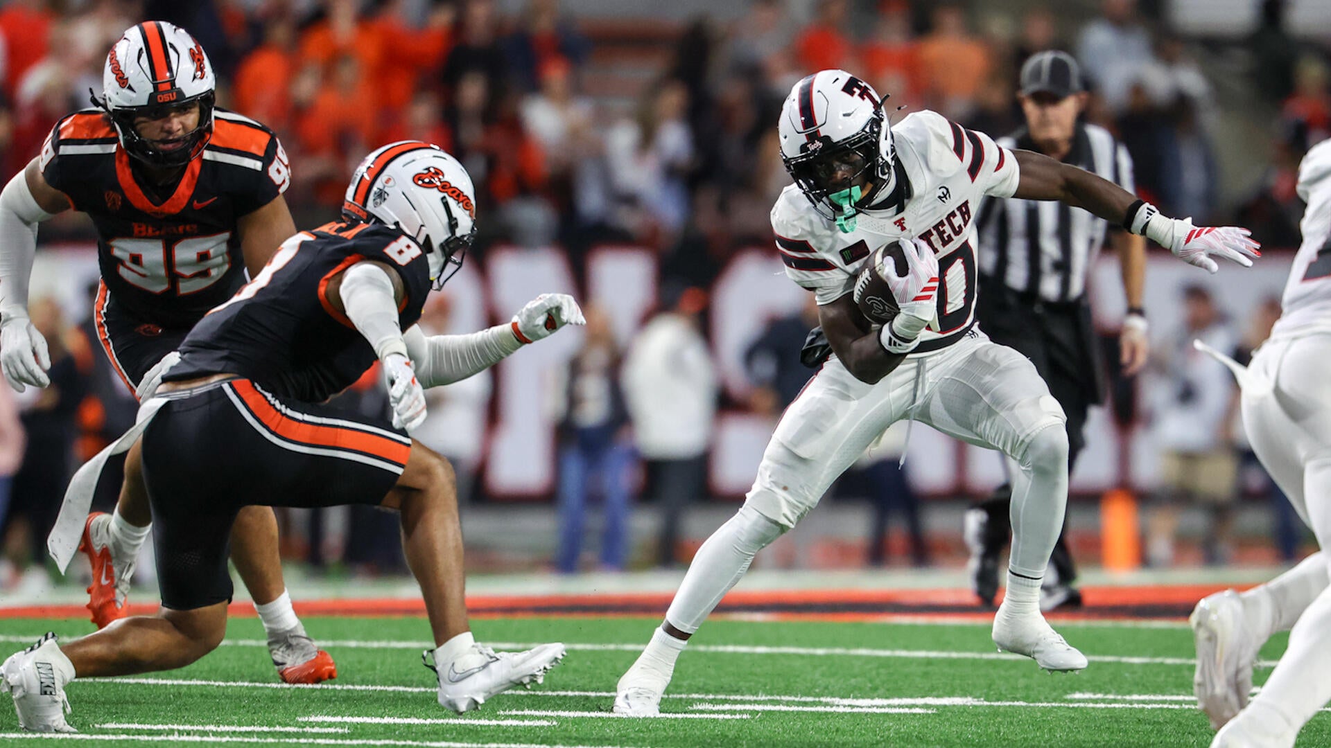CFB Week 2 Highlights: No. 13 Texas Tech at Oregon State (9/12) Stream of NCAA Football