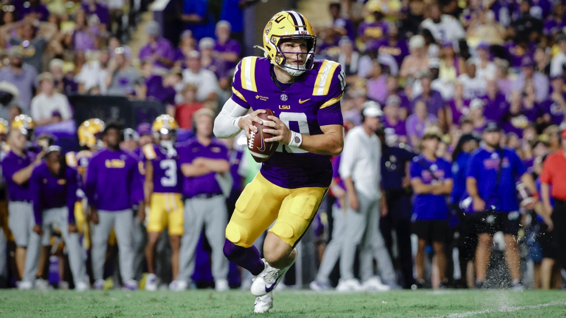 LSU QB Sam Leavitt removed from SEC injury report ahead of top-10 showdown against Ole Miss
