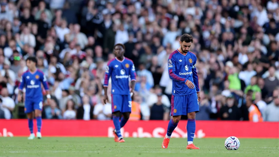 Today at 8:57am Manchester United's big problem: When Bruno Fernandes isn't brilliant, Red Devils are ordinary